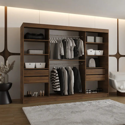 Rubino T3 Sliding Door Wardrobe 250cm