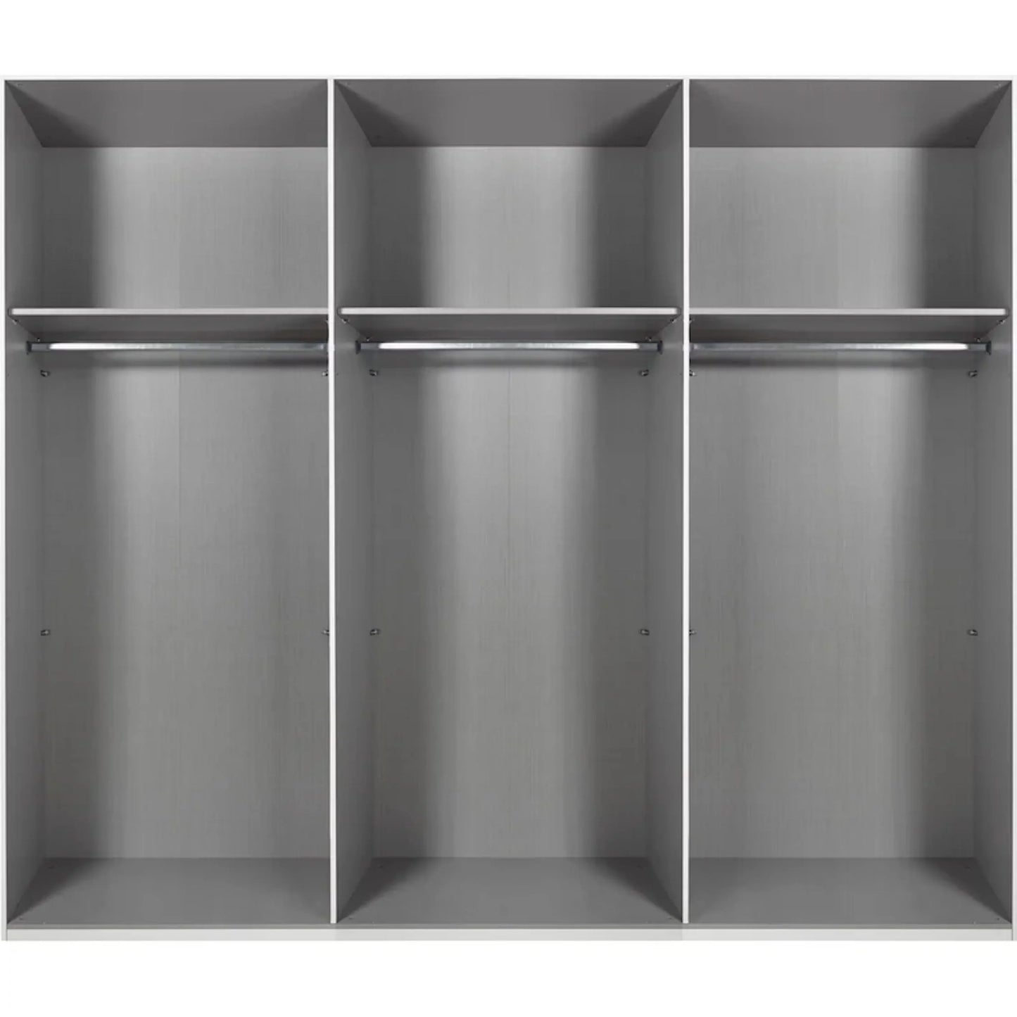 Sliding Wardrobe - ATLANTIC 3 Door Wardrobe Black 300cm