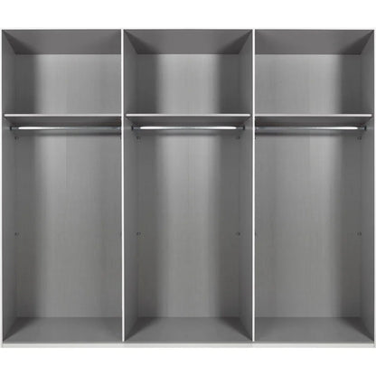 Sliding Wardrobe - ATLANTIC 3 Door Wardrobe Black 300cm