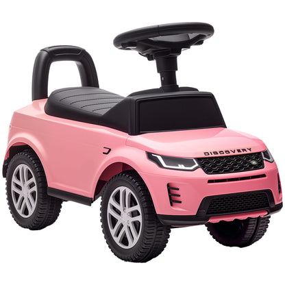 AIYAPLAY Land Rover Licensed Toddler Ride on Car with Horn, Engine Sounds, Under-Seat Storage, for 18-36 Months, Pink
