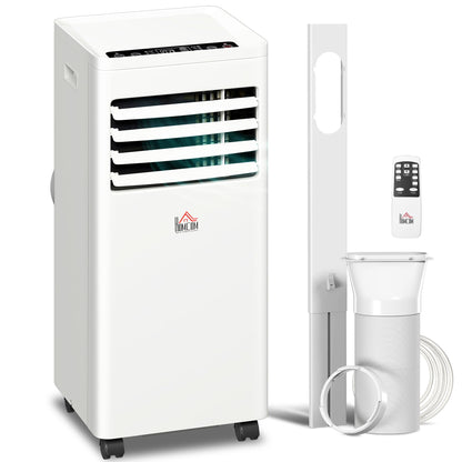 HOMCOM Portable Air Conditioner 5000 BTU, 4-in-1 Cooling, Dehumidifier, Fan, Sleep Mode, Air Conditioning Unit with Digital Display & Remote Control, 24H Timer, Window Venting Kit, for Room up to 18√£≈Ω¬°