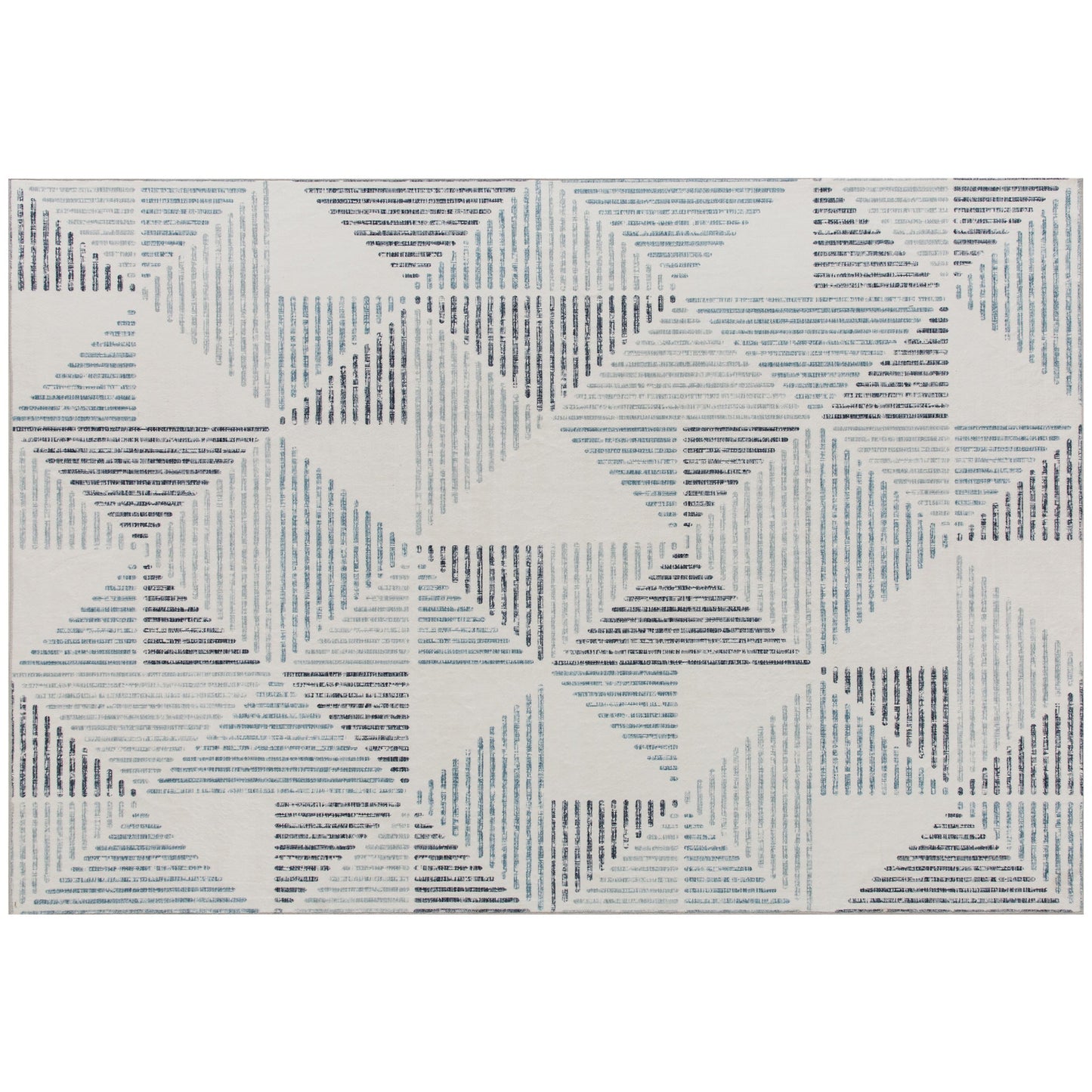 HOMCOM Modern Area Rug, Geometric Pattern Non-Slip Washable Rug, Soft Floor Carpet for Living Room, Bedroom, Dining Room, Home Office, 170 x 120 cm, Multi-Coloured