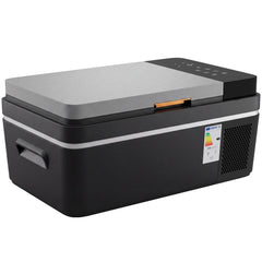 Outsunny 20L Compressor Car Fridge Freezer, Camping Refrigerator with App Control, 12/24V DC and 100-240V AC,