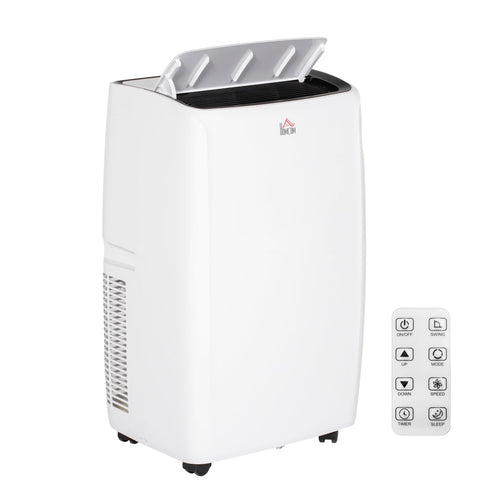 HOMCOM 12,000 BTU Mobile Air Conditioner, Grade A Rated - White