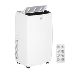 HOMCOM 12,000 BTU Mobile Air Conditioner, Grade A Rated - White