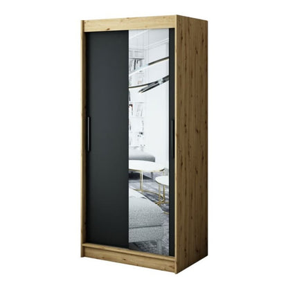 Leto T2 Sliding Door Wardrobe 100cm