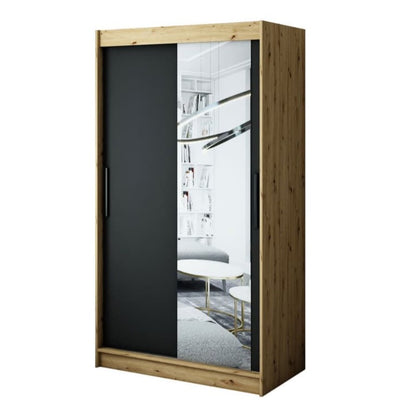 Leto T2 Sliding Door Wardrobe 120cm