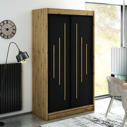 Leto Y Sliding Door Wardrobe 120cm