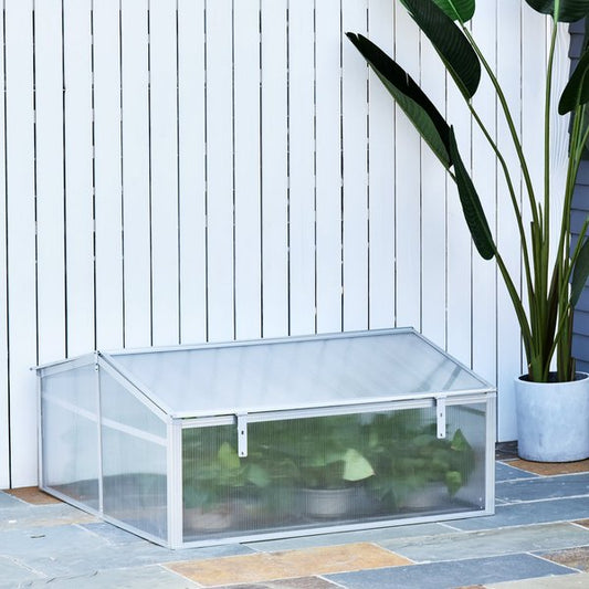 100L X 100W Cm 100cm PC Board Greenhouse - Transparent