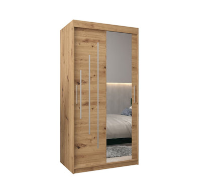 York II Sliding Door Wardrobe 100cm