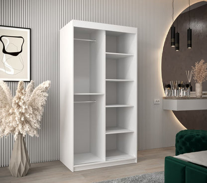 Roma II Sliding Door Wardrobe 100cm