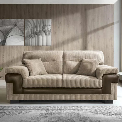 Samson Corded Fabric 3 Seater Sofa