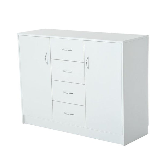 120Wx40Dx90H Cm Drawer Cabinet - White