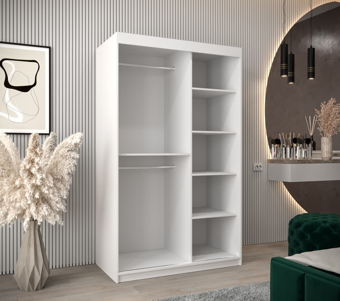 Seville Sliding Door Wardrobe 120cm