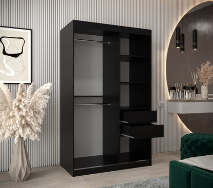 York Sliding Door Wardrobe 120cm