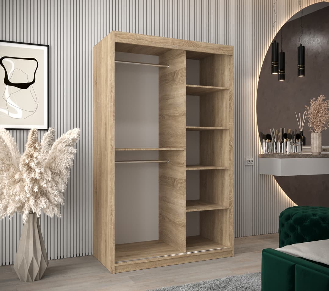 Roma I Sliding Door Wardrobe 120cm