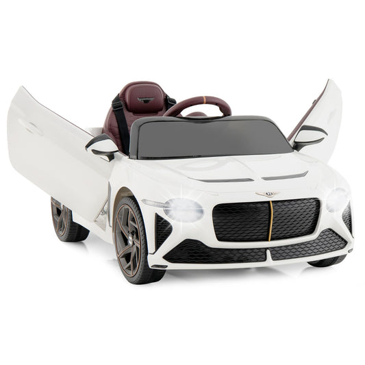 12V Licensed Bentley Bacalar Kids Ride On Car with Scissor Doors and Lights