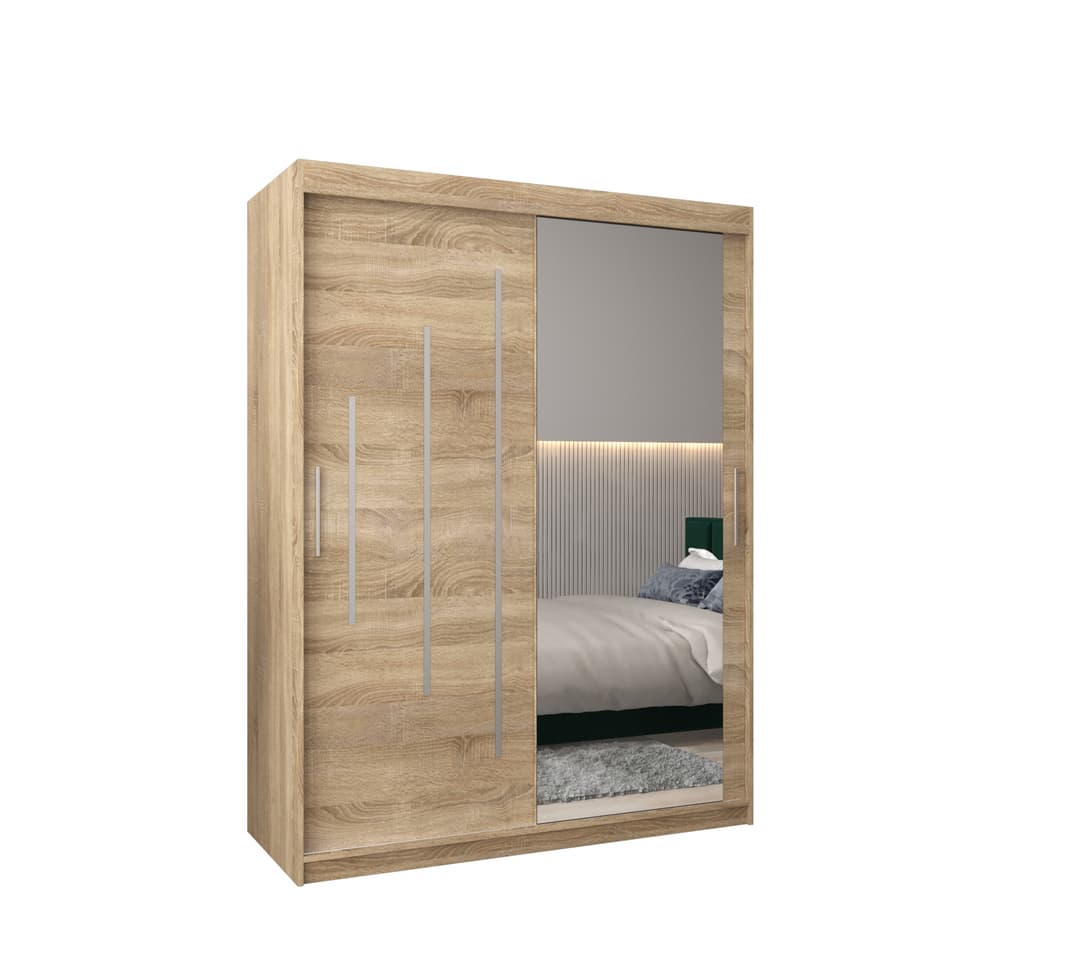 York II Sliding Door Wardrobe 150cm