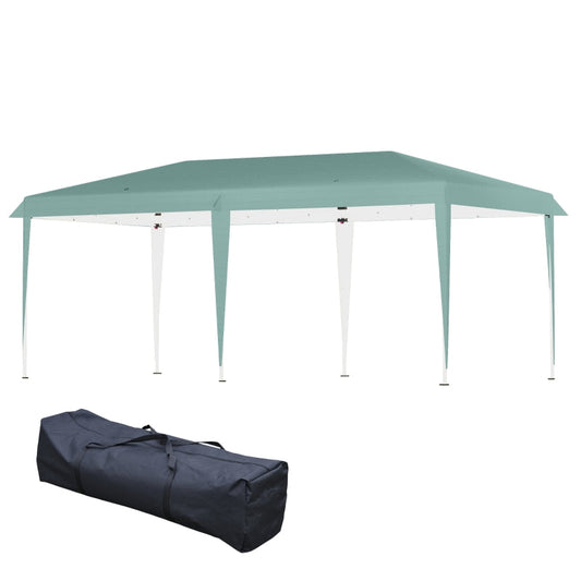 Pop Up Gazebo, Double Roof Foldable Canopy Tent W/ Carrying Bag