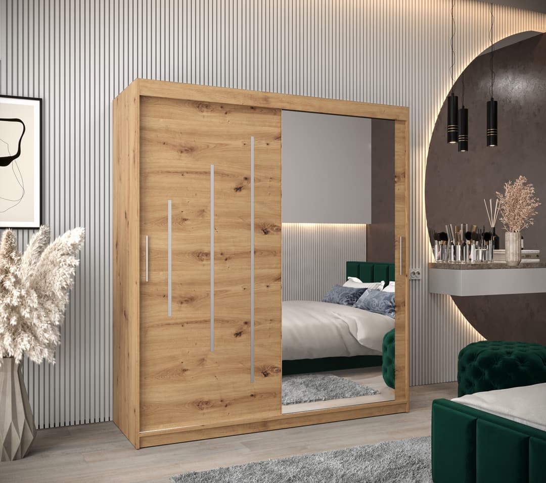 York II Sliding Door Wardrobe 180cm