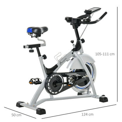 Indoor Cycling Bike LCD Monitor Exercise Stationary Adjustable Seat & Handle