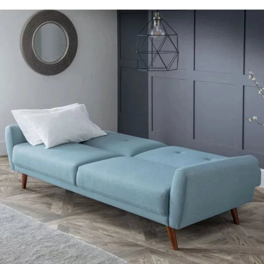 Monza Compact And Stylish 3 Seater Sofabed- Blue