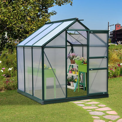 1.9x1.9x2 M Walk-In Mini Greenhouse - Dark Frame