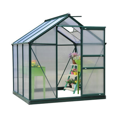 1.9x1.9x2 M Walk-In Mini Greenhouse - Dark Frame