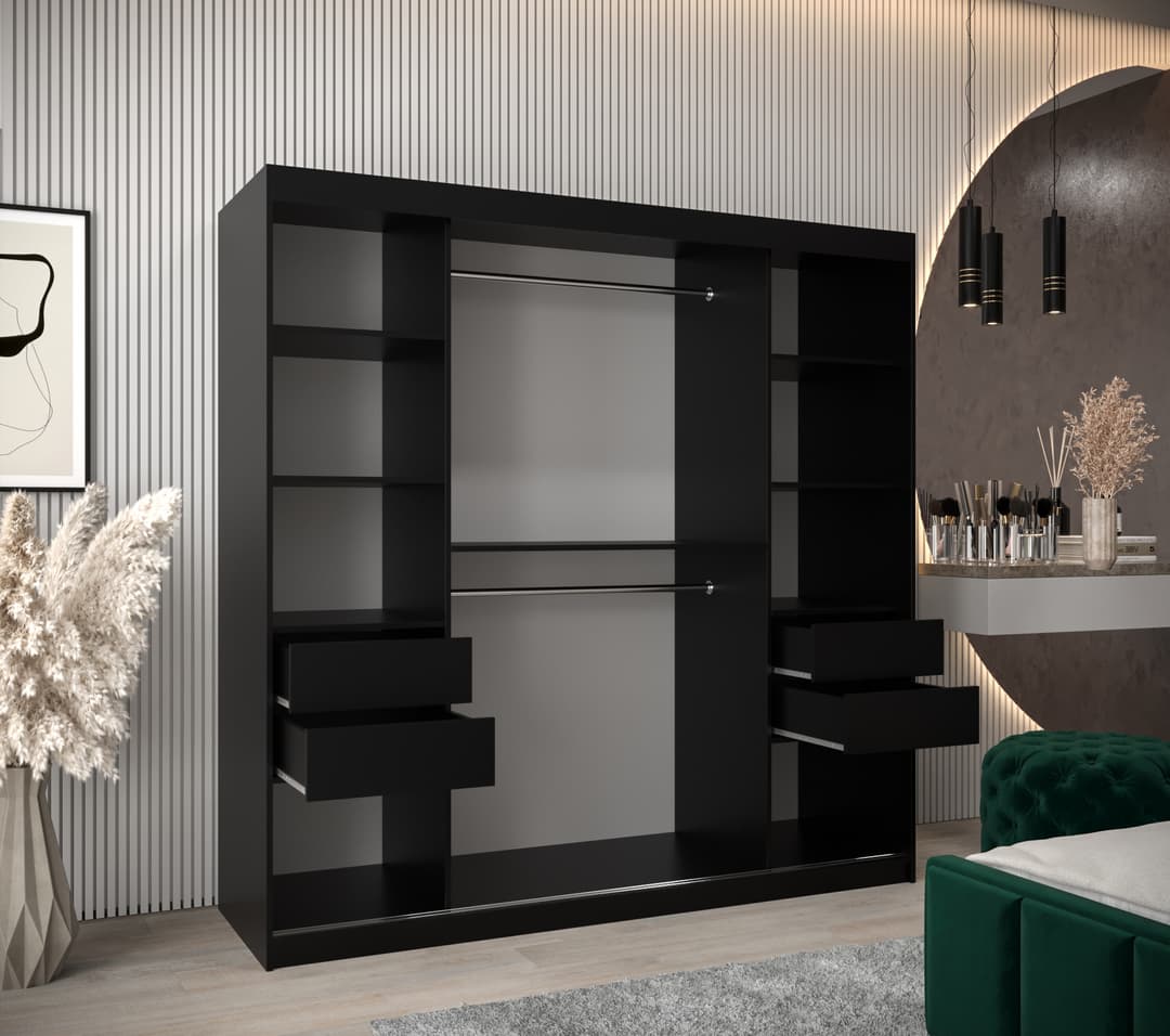 Torino Sliding Door Wardrobe 200cm