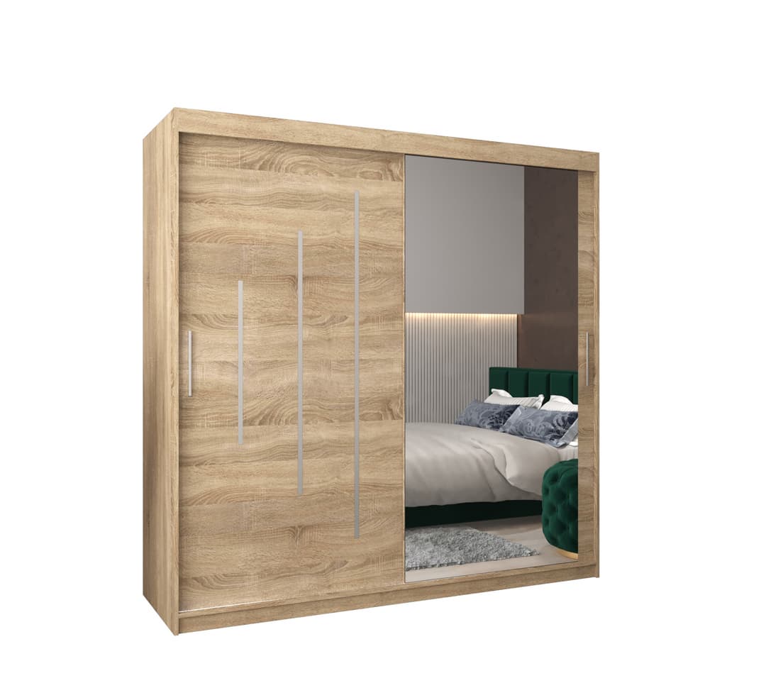 York II Sliding Door Wardrobe 200cm