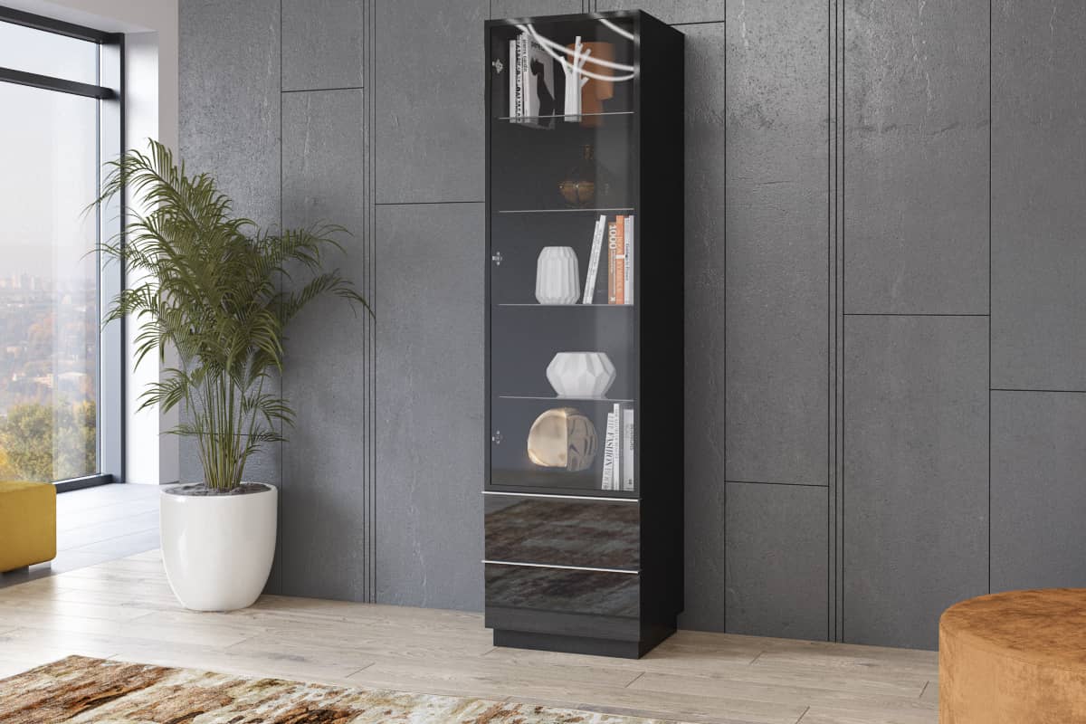 Helio 05 Tall Display Cabinet 50cm