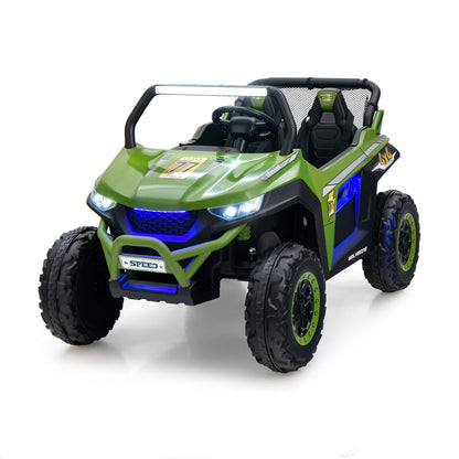 12V Battery Powered Electric Car 2-Seater Kids Ride on UTV-Green