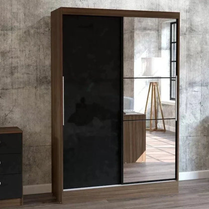 Birlea Lynx 2 Door Mirrored Sliding Wardrobe - 5 Colours