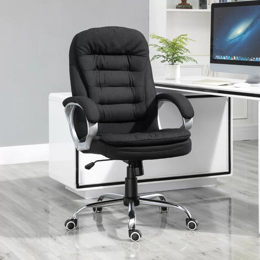 Executive Style Ergonomic Extra Padded Swivel Office Chair - 2 Colours