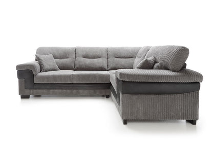 Samson Corded Fabric Corner Sofa Set