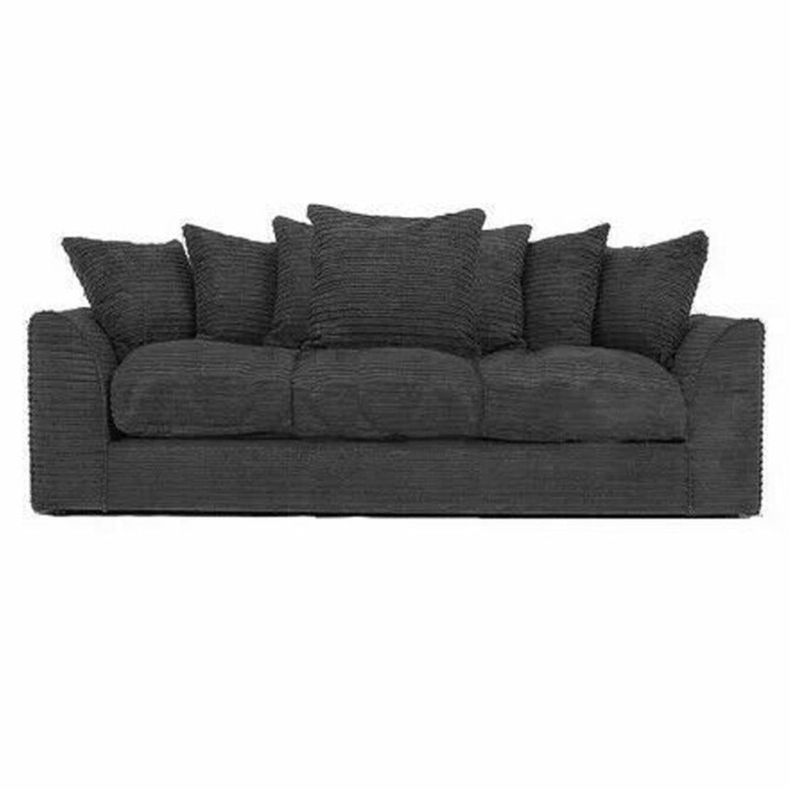 Desmond Jumbo Cord 3 Seater Sofa Grey and Other Colours