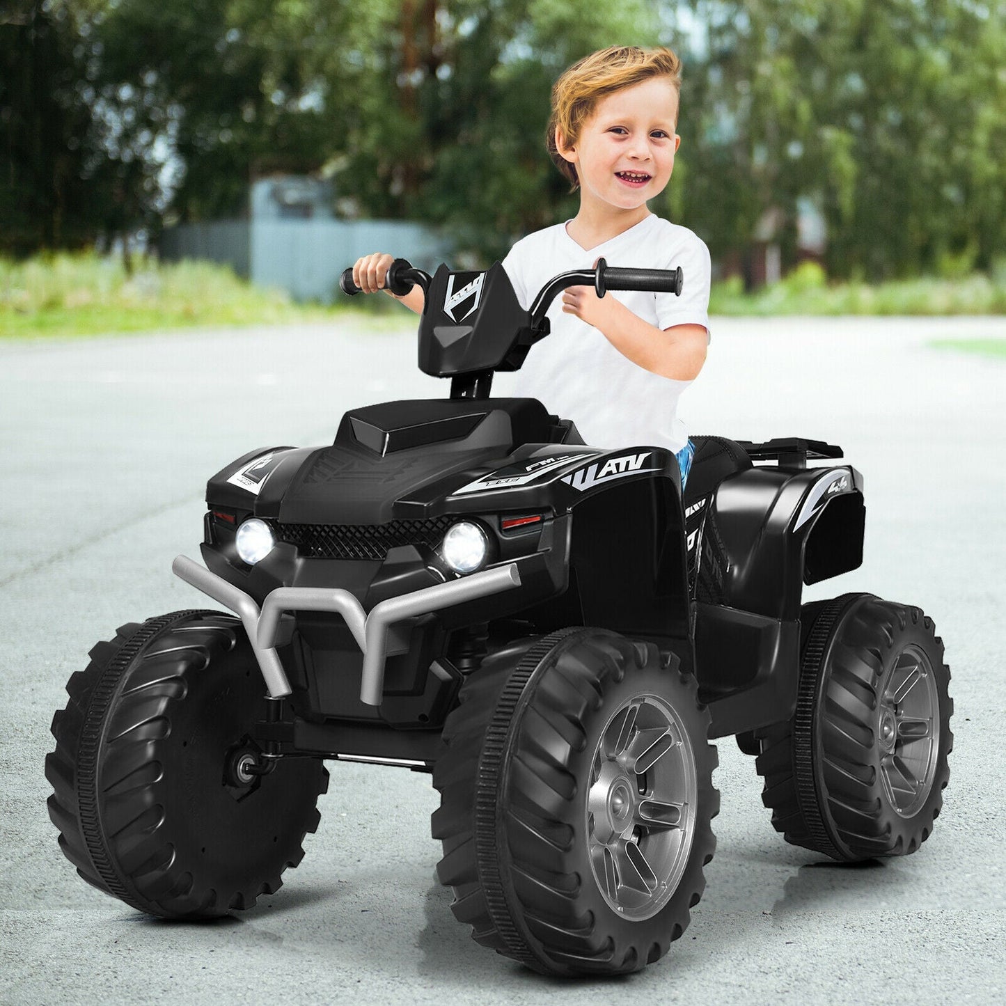 12v Electric Kids Ride On ATV / Quad Bike-Black