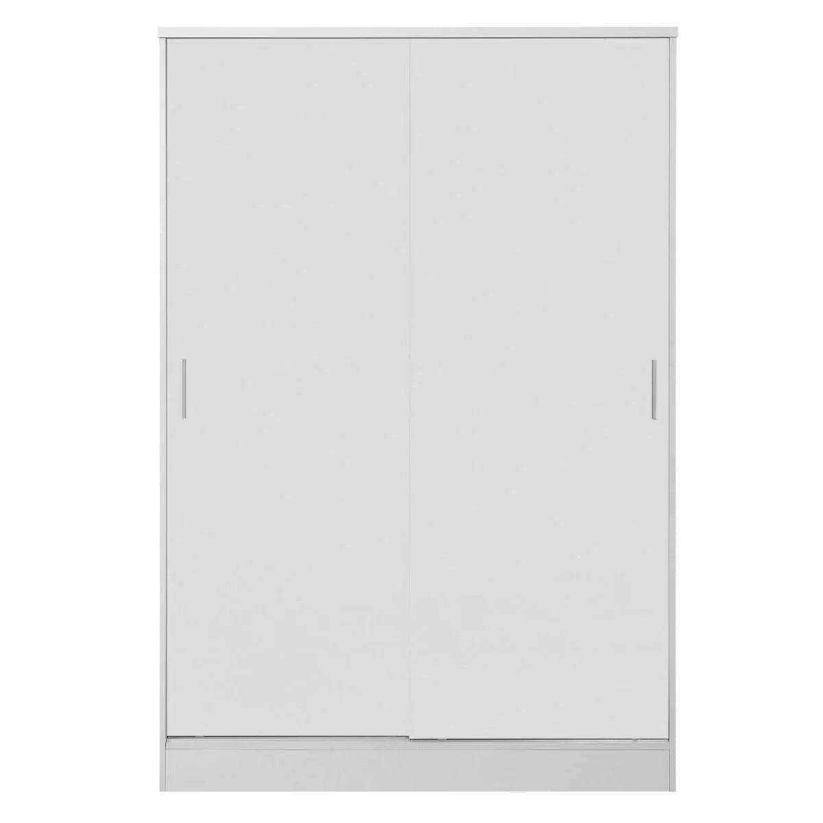 Reflect High Gloss XL 2 Door Sliding Wardrobe - Matt White