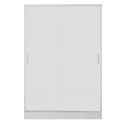 Reflect High Gloss XL 2 Door Sliding Wardrobe - Matt White