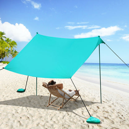 Portable Sunshade Canopy Waterproof Tent UPF 50 300cm x 300cm