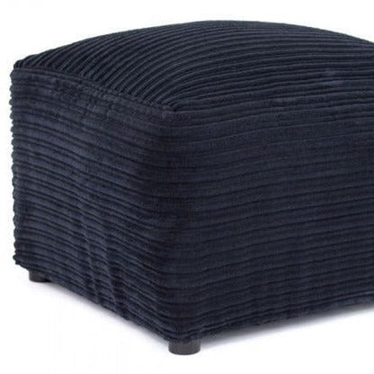 Porto Jumbo Cord Footstool - Brown