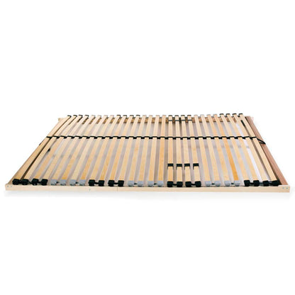 Slatted Bed Base with 28 Slats 7 Zones 120x200 cm