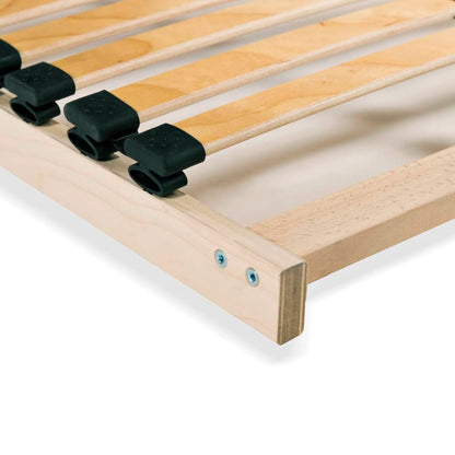 Slatted Bed Base with 28 Slats 7 Zones 120x200 cm