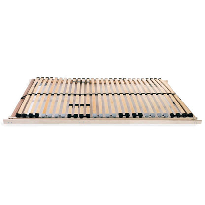 Slatted Bed Base with 28 Slats 7 Zones 70x200 cm