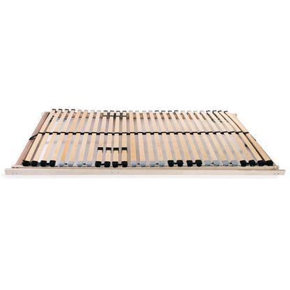 Slatted Bed Base with 28 Slats 7 Zones 90x200 cm