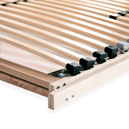 Slatted Bed Base with 28 Slats 7 Zones 120x200 cm