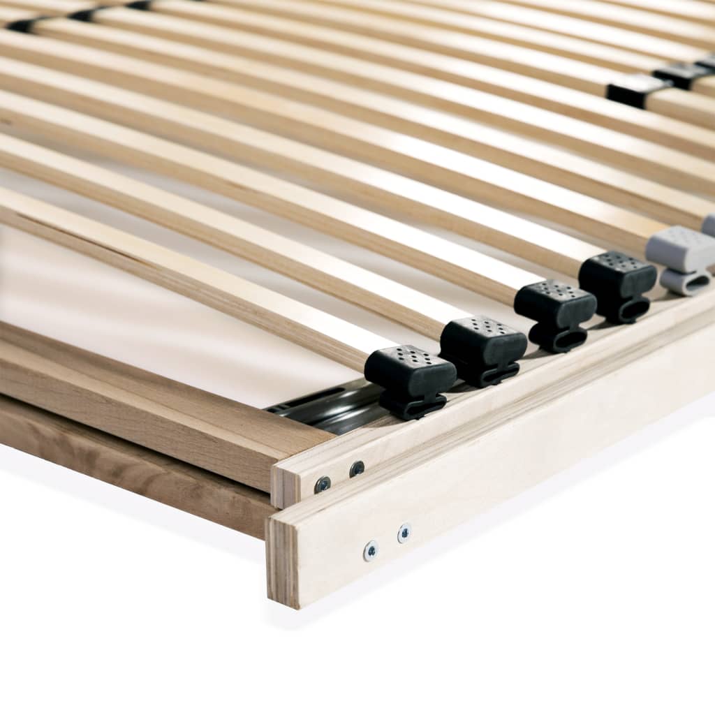 Slatted Bed Base with 28 Slats 7 Zones 140x200 cm