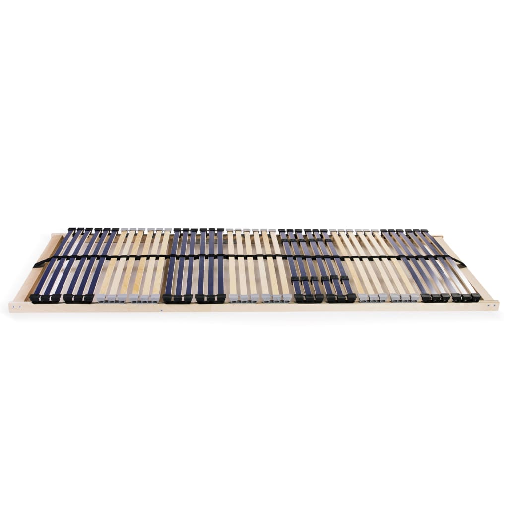 Slatted Bed Base with 42 Slats 7 Zones 70x200 cm