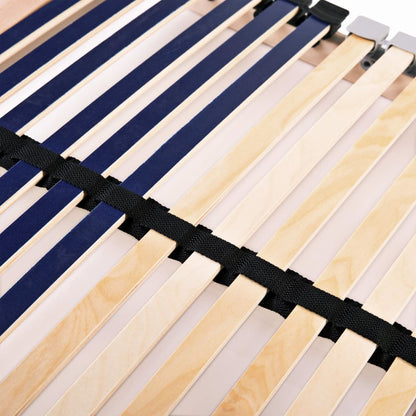 Slatted Bed Base with 42 Slats 7 Zones 90x200 cm