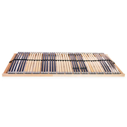 Slatted Bed Base with 42 Slats 7 Zones 100x200 cm